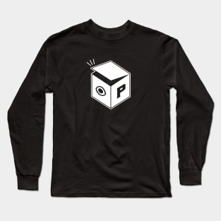 Minimalist art of Pandora's box. Ancient greek mythology Long Sleeve T-Shirt